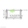 KAGER 31-2260 Radiator, engine cooling